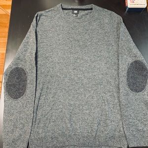 Dark grey melange men’s sweater